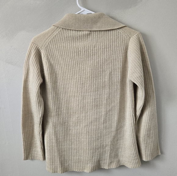 THE BAY Vintage Creme Buttonup Cardigan Womens Size M - Picture 6 of 6